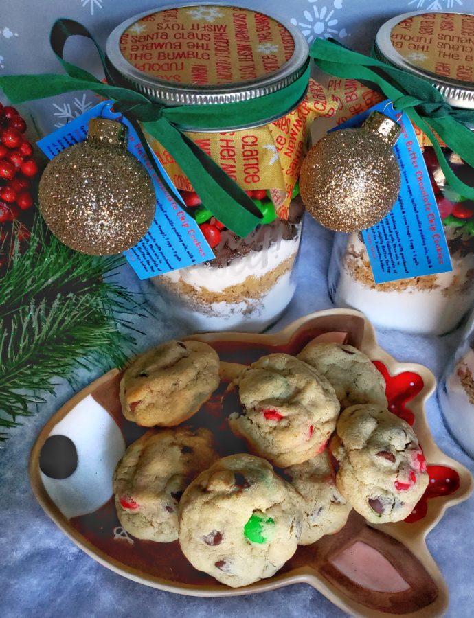 Holiday Cookies in a Jar